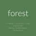 Forest Essential Oil Candle