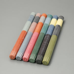 Striped Abstract 6pc Set Candle Tapers