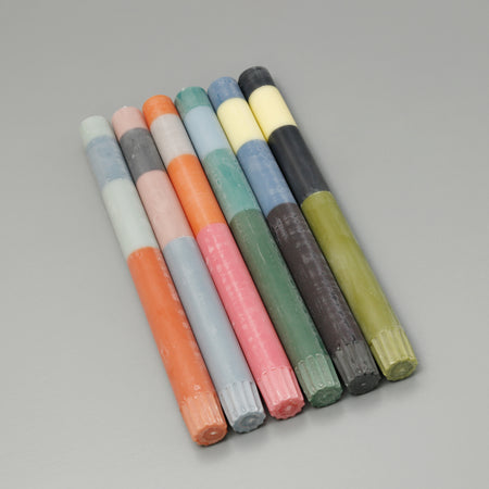 Striped Abstract 6pc Set Candle Tapers