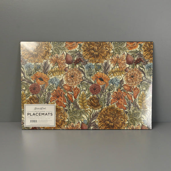 Paper Placemat Pack / Autumn Acanthus