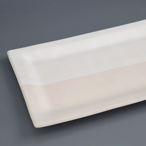 White Duo Square Platter / Extra Large