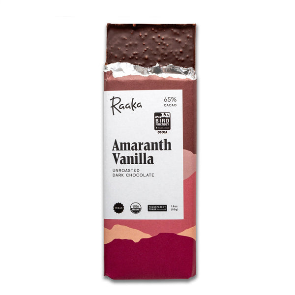 Raaka Chocolate Bar / Amaranth Vanilla