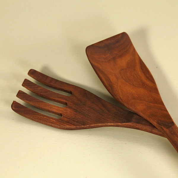 American Walnut Salad Servers