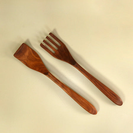 American Walnut Salad Servers