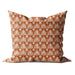 Anete Block Print Linen Pillow / Terracotta