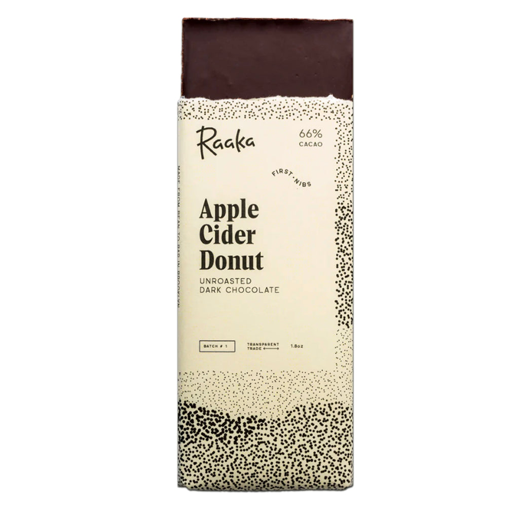 Raaka Chocolate Bar / 66% Apple Cider Donut (Limited)