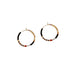 Arnya Hoop Earrings / Small / Black