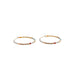 Aryna Hoop Earrings / Large / Latte