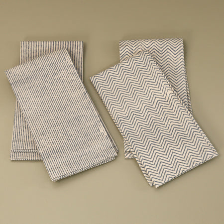 Aspen Blue Handwoven Cotton Napkins / Set of 4