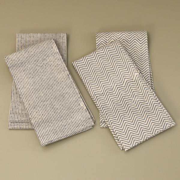 Aspen Blue Handwoven Cotton Napkins / Set of 4