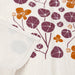 Hand Printed Tea Towel / Autumn Floral Nasturtium