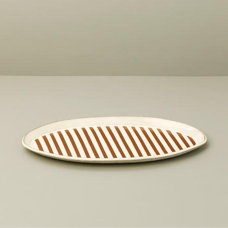 Jeremy Ayers / Striped Serving Platter