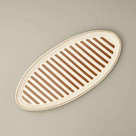 Jeremy Ayers / Striped Serving Platter
