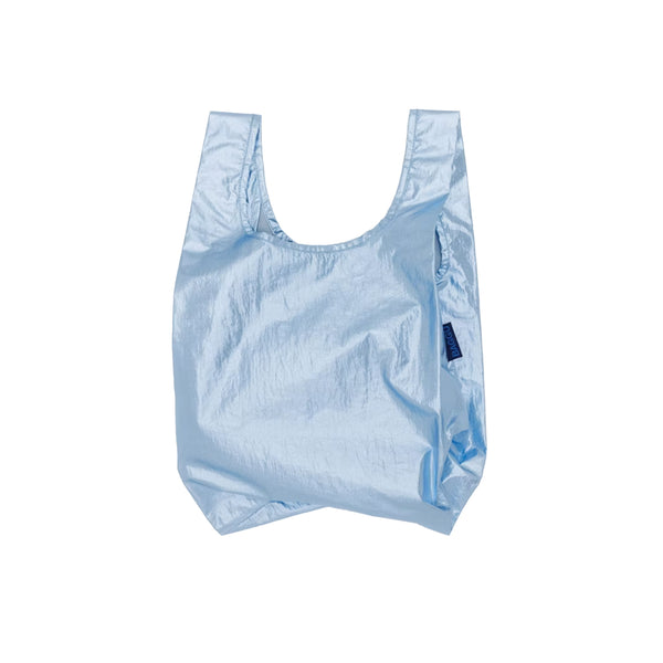 Baggu Baby Grocery Bag / Metallic Light Blue