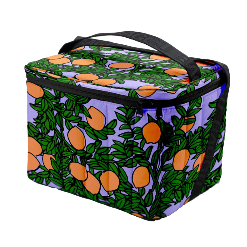 Baggu Puffy Cooler Bag / Orange Tree Periwinkle