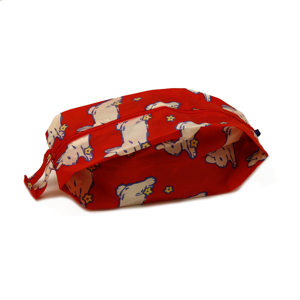 Baggu 3D Medium Zip Pouch / Bunnies