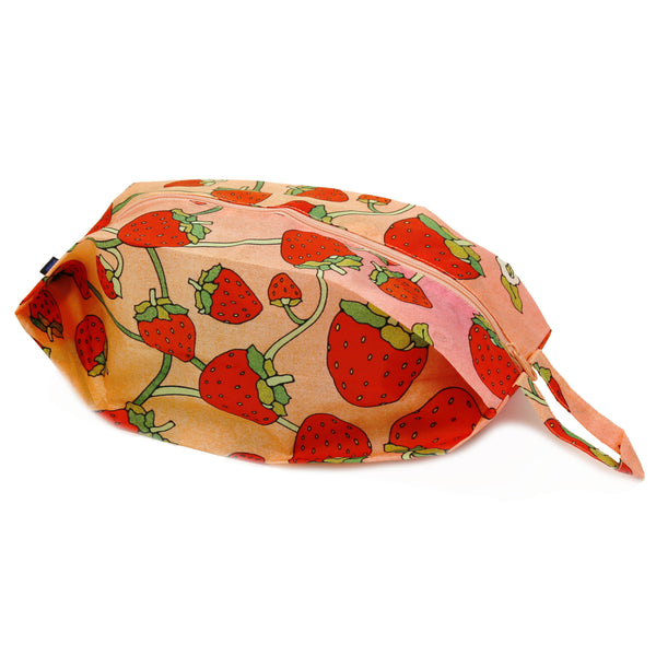 Baggu 3D Medium Zip Pouch / Strawberry Blossom