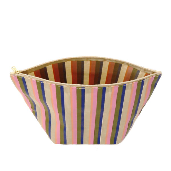 Baggu Large Go Pouch / Candy Shop Stripes