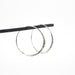Sterling Silver Brushed Hoops