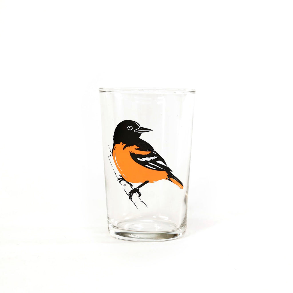 Illustrated Bird Glasses / 7oz