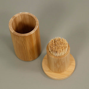 Bamboo Toothpick Holder