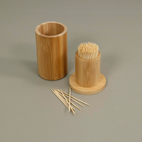 Bamboo Toothpick Holder