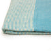 Turkish Cotton Bath Towel / Dotty Diamond Turquoise