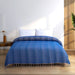 Turkish Cotton King Throw / Blue