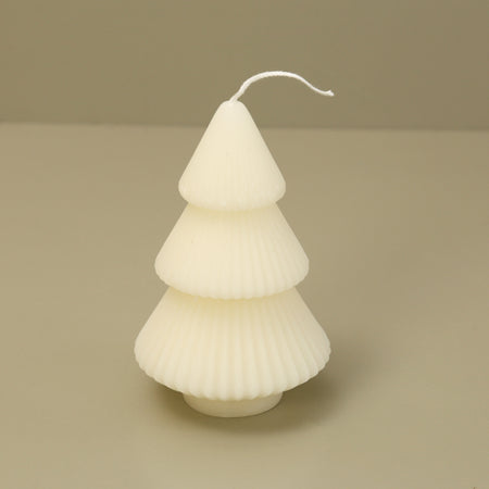 Beeswax Tree Candles / Ridged