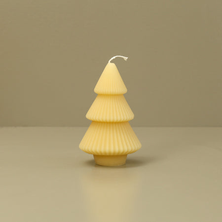 Beeswax Tree Candles / Ridged