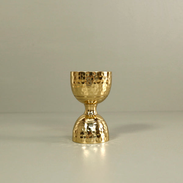 Bell Jigger / Hammered Brass