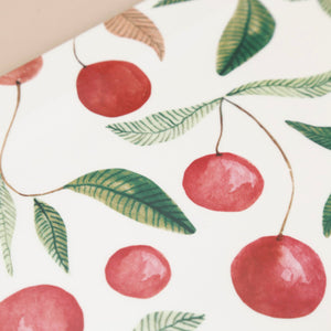 Berries and Cherries Melamine Serving Platter