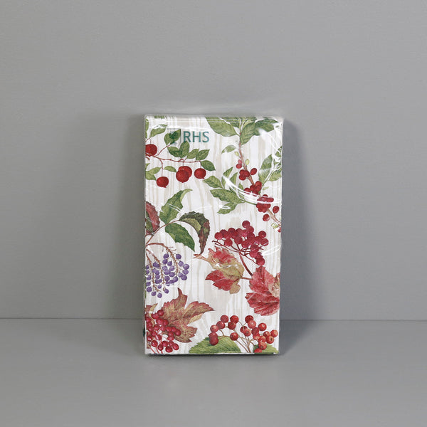 Caspari Paper Guest Napkins / Berry Botanical