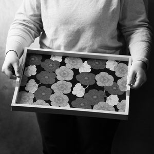 Birch Laminate Tray / Paloma Red