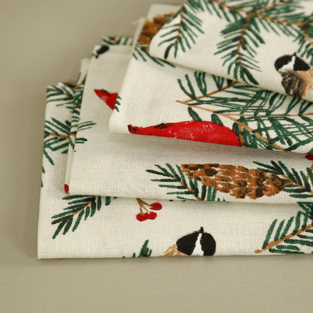 Birds & Boughs Cotton Napkins / 4pc Set