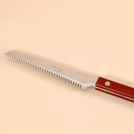 Bistrot Tomato Knife / Burgundy