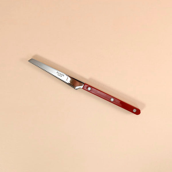 Bistrot Tomato Knife / Burgundy