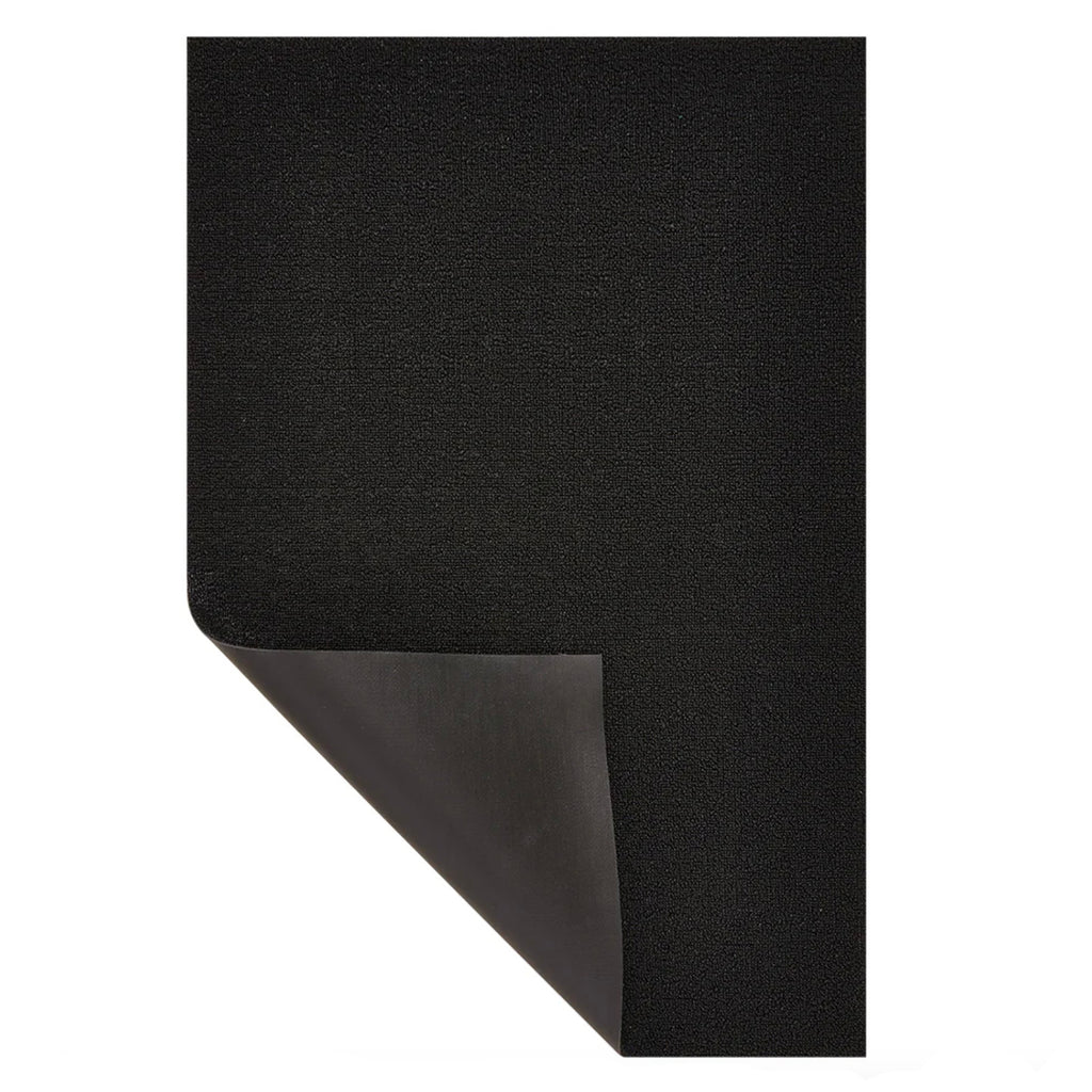 Chilewich Shag Rugs / Solid Black