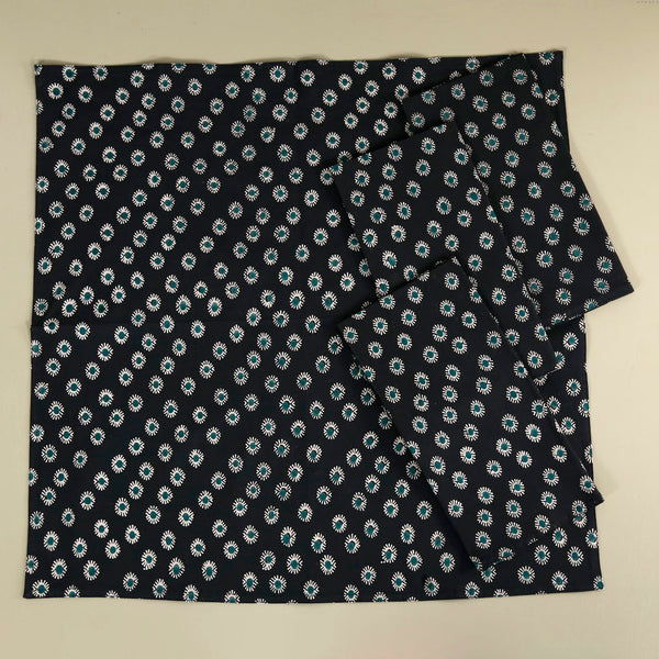 Block Print 4pc Napkin Set / Rosa Navy