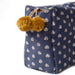 Block Print Toiletry Bag / Aja Navy