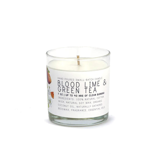 Just Bee Candle / Blood Lime & Green Tea