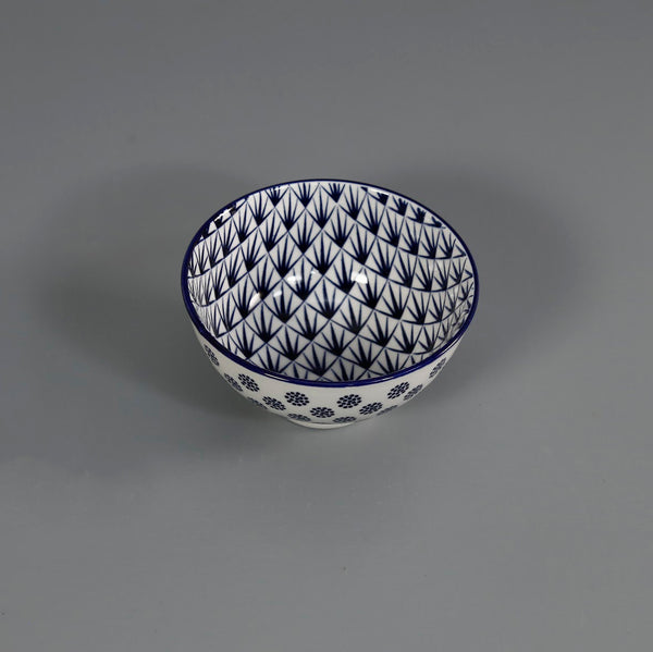 Blue Dots 4" Bowl