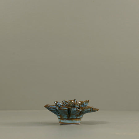 Ceramic Flower / Japanese Blue