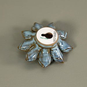 Ceramic Flower / Japanese Blue