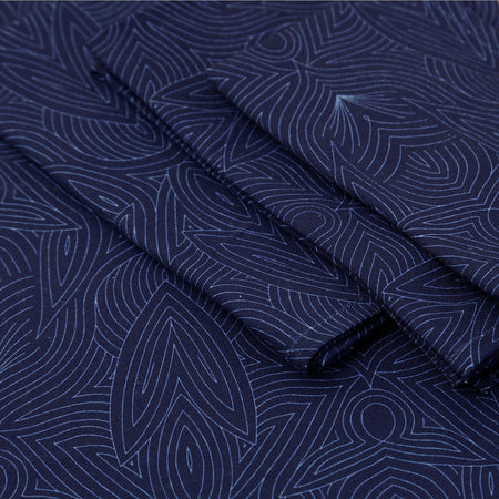 Dark Blue Nouveau Napkin Set 4pc