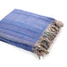 Turkish Cotton King Throw / Blue