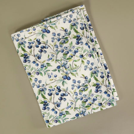 Blueberries Linen Tablecloth