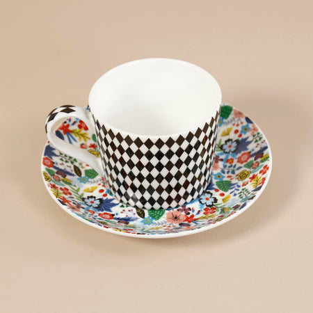 Bone China Tea Cup & Saucer / Mad Hatter