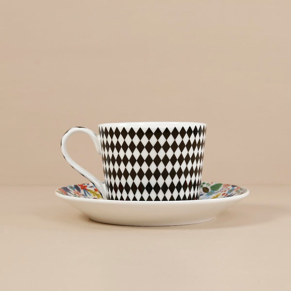 Bone China Tea Cup & Saucer / Mad Hatter