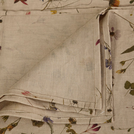 Botanical Linen Tablecloth